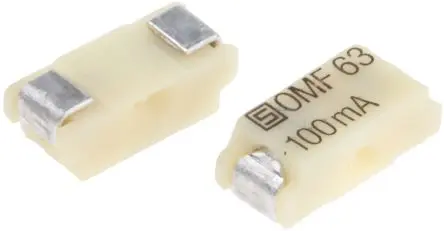 Produktfoto 1 von Schurter Nicht zurücksetzbare Sicherung 100mA 63V ac/dc Thermoplast F 3.1mm 2.6 mm