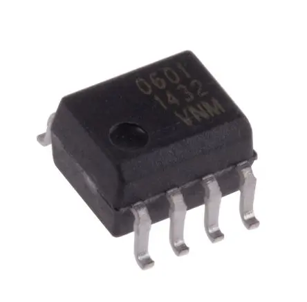 Produktfoto 1 von Broadcom HCPL, AEC-Q100 Oberfläche 1 Optokoppler DC-In, 8-Pin SOIC, Isolation 3.75 kVrms