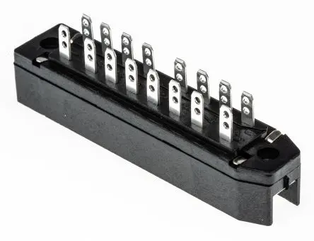 Produktfoto 1 von Telegärtner Polycarbonat DIN 41612 Stecker, 16-polig, 2-reihig, Serie J000 Gerade Buchse