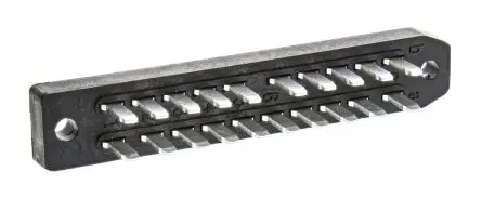 Produktfoto 1 von Telegärtner Polycarbonat DIN 41612 Stecker, 20-polig, 2-reihig, Serie J000 Gerade Stecker