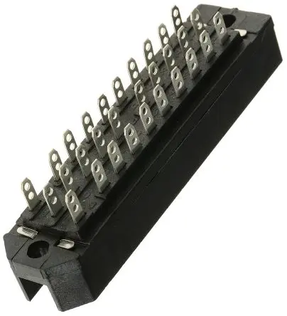 Produktfoto 1 von Telegärtner Polycarbonat DIN 41612 Stecker, 30-polig, 3-reihig, Serie J000 Gerade Buchse