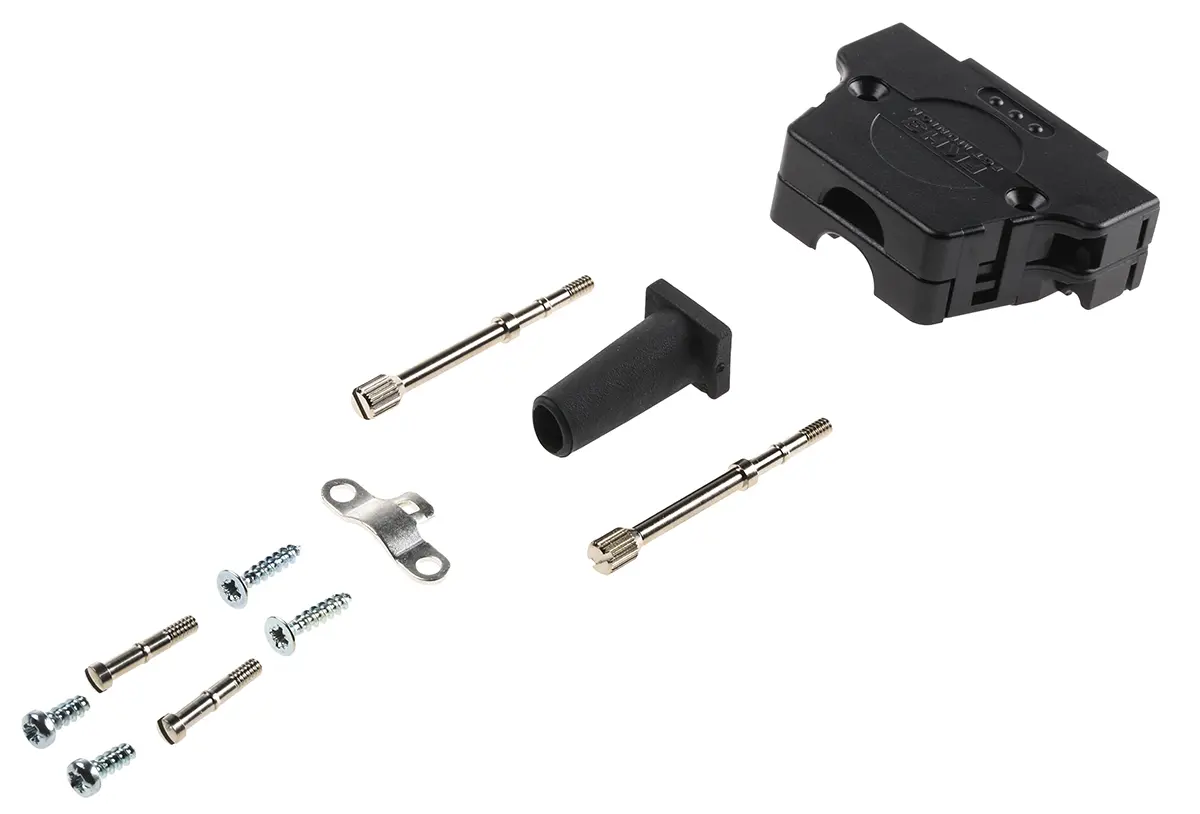 Produktfoto 1 von FCT from Molex FKH D-Sub-Gehäuse Gerade, 25-polig, D: D-Sub-Gehäuse, Schwarz, Größe B, aus ABS