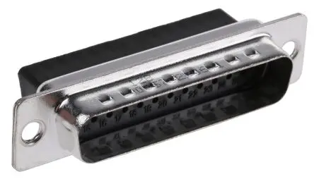 Produktfoto 1 von HARTING D-Sub D-Sub-Steckverbinder DS-3 Gerade, 25-polig, Kabel Stecker, mit Flansch