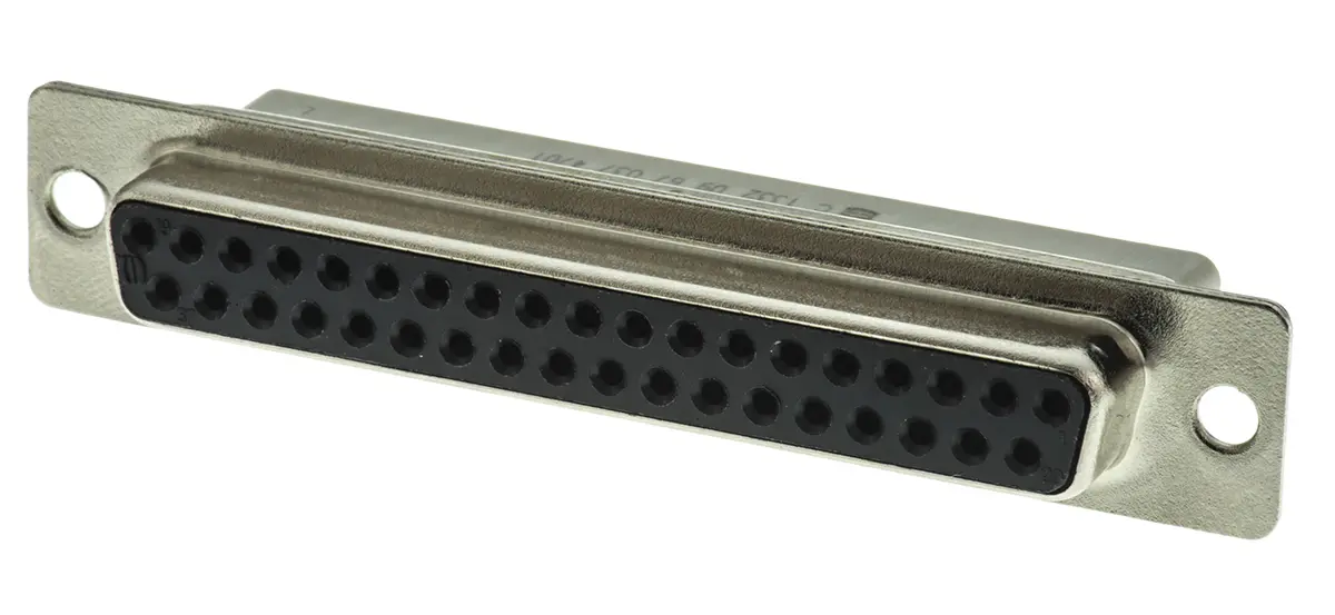 Produktfoto 1 von HARTING D-Sub D-Sub-Steckverbinder DS-4 Gerade, 37-polig, Kabel Buchse, mit Flansch