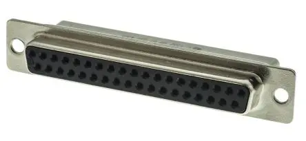 Produktfoto 1 von HARTING D-Sub D-Sub-Steckverbinder DS-4 Gerade, 37-polig, Kabel Buchse, mit Flansch