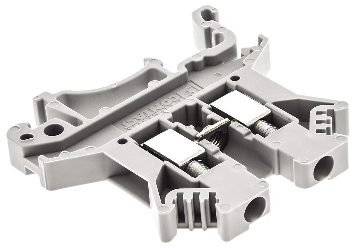Produktfoto 1 von Phoenix Contact UK 2.5 N Reihenklemmenblock Einfach Grau, 0.2 → 2.5mm², 800 V / 24A, Schraubanschluss