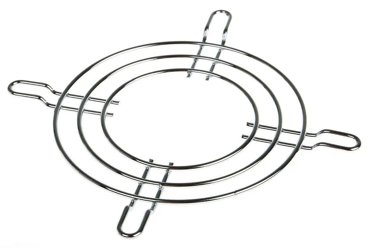 Produktfoto 1 von ebm-papst LZ22N Fingerschutz, Gr. 80 mm, Stahl, Schraublochabstand 105.5 mm 105.5 mm, Grau 105.5 mm 4 mm