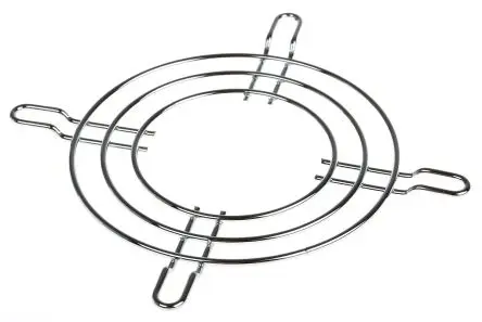 Produktfoto 1 von ebm-papst LZ22N Fingerschutz, Gr. 80 mm, Stahl, Schraublochabstand 105.5 mm 105.5 mm, Grau 105.5mm 4 mm