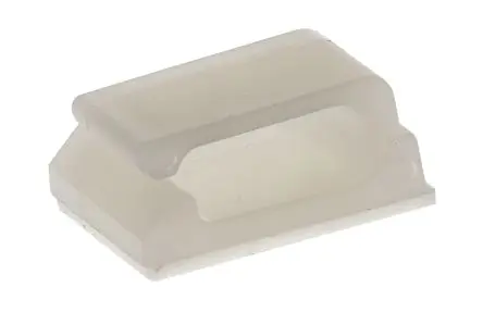 Essentra MWSSEB Kabelklemme Selbstklebend Nylon 6.6 Natur 12.7mm x 6.4 mm x 9.5 mm