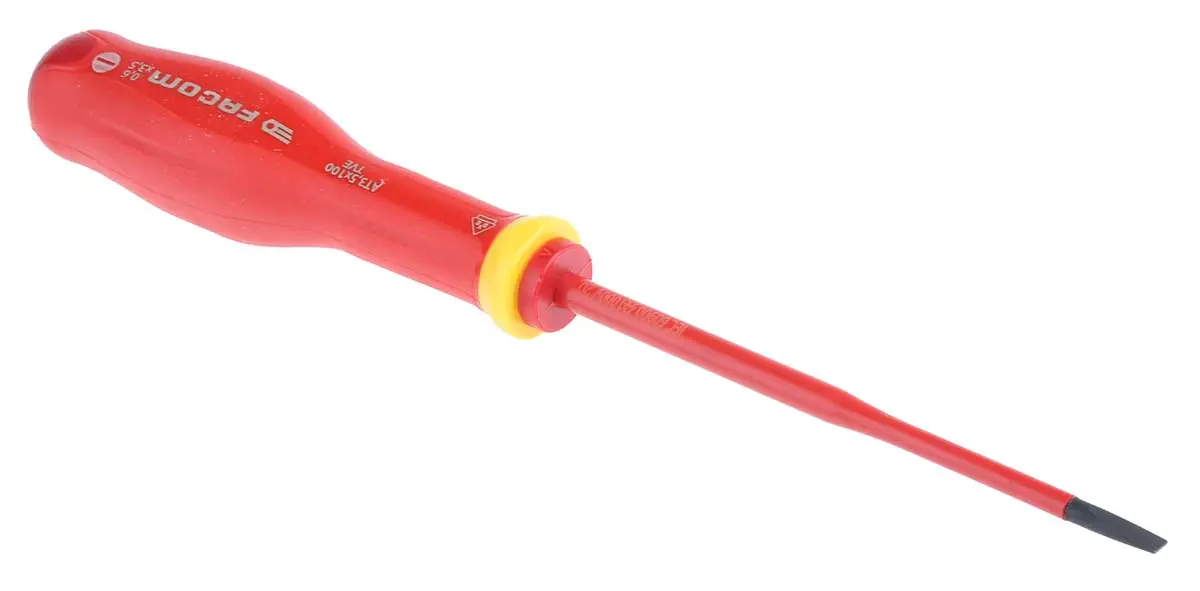 Produktfoto 1 von Facom VDE 1000V zugelassen 3.5 mm Isoliert, 204 mm / Klinge 100 mm