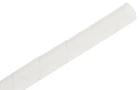 Produktfoto 1 von Essentra Spiral-Kabelumwicklung / 12 mm Polyethylen Natur, für Kabel-Ø 10 mm bis 80 mm, Länge 25 m