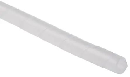 Produktfoto 1 von Essentra Spiral-Kabelumwicklung / 7 mm Polyethylen Natur, für Kabel-Ø 6.5 mm bis 40 mm, Länge 25 m
