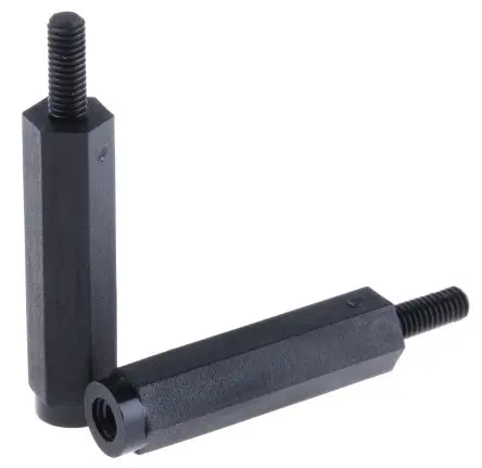 Produktfoto 1 von Essentra Abstandhalter, Länge 25 mm, Nylon, Sechskant, 6 mm