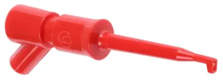 Produktfoto 1 von Hirschmann Test & Measurement Hakenklemme Rot Buchse, Bronze, Berylliumkupferlegierung Spitze 2 mm 6A, 60V dc