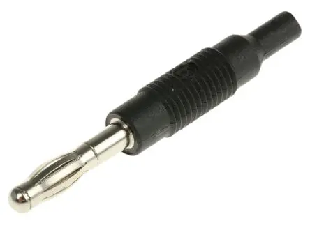 Produktfoto 1 von Hirschmann Test & Measurement Prüfsteckverbinder-Adapter Schwarz Stecker Berylliumkupfer Nickel 60V