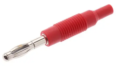 Produktfoto 1 von Hirschmann Test & Measurement Prüfsteckverbinder-Adapter Rot Stecker Berylliumkupfer Nickel 60V