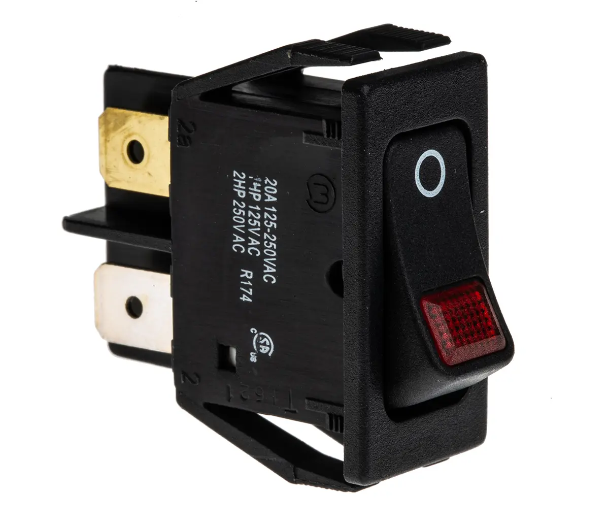 Produktfoto 1 von Marquardt Panel Kippschalter DPST Ein-Aus-Ein Ein-Aus, 20 A Beleuchtet, IP40