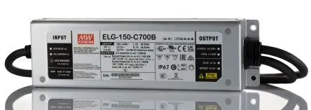 Produktfoto 1 von MEAN WELL LED-Treiber, 150 W 180 V ac, 295 V ac, 255V dc, 417 V dc LED-Treiber 900mA, Ausgang 225V Potenziometer