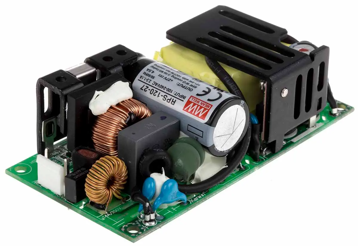 Produktfoto 1 von MEAN WELL Schaltnetzteil, 27V dc / 4.5A 85W 113 → 370 V dc, 80 → 264 V ac Offene Bauform,