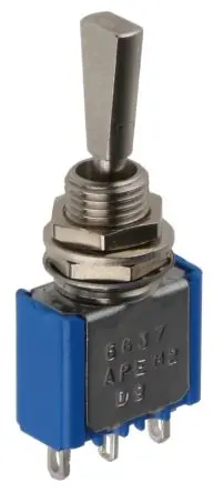 Produktfoto 1 von APEM Panel Drehschalter SPST, Ein-Aus-Ein, 30 V dc, 250 V ac, 4A, Lot