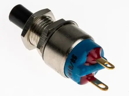 Produktfoto 1 von APEM 9000 Miniaturdruckschalter Tastend Panel Ø 6.5 mm, SPST / 100mA 30 V dc