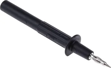 Produktfoto 1 von Staubli Federbelastet 4 mm Prüfspitze Schwarz 4 mm, 1kV 32A