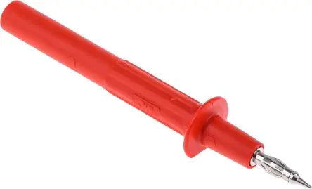 Produktfoto 1 von Staubli Federbelastet 4 mm Prüfspitze Rot 4 mm, 1kV 32A
