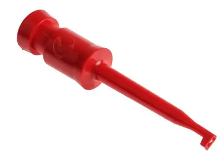 Produktfoto 1 von Hirschmann Test & Measurement Hakenklemme Rot Lot, Bronze Spitze 2 mm 6A, 60V dc