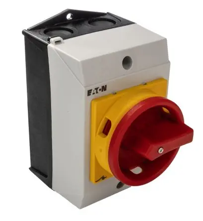 Produktfoto 1 von Eaton T0-2 Trennschalter 3-polig SMD 100A 5.5 kW Rot IP65 1, 3-phasig