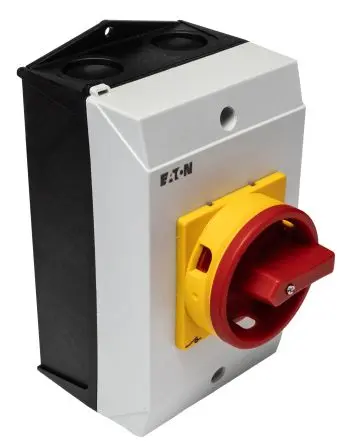 Produktfoto 1 von Eaton P1-25 Trennschalter 3-polig SMD 190A 13 kW Rot IP65 3, 1-phasig