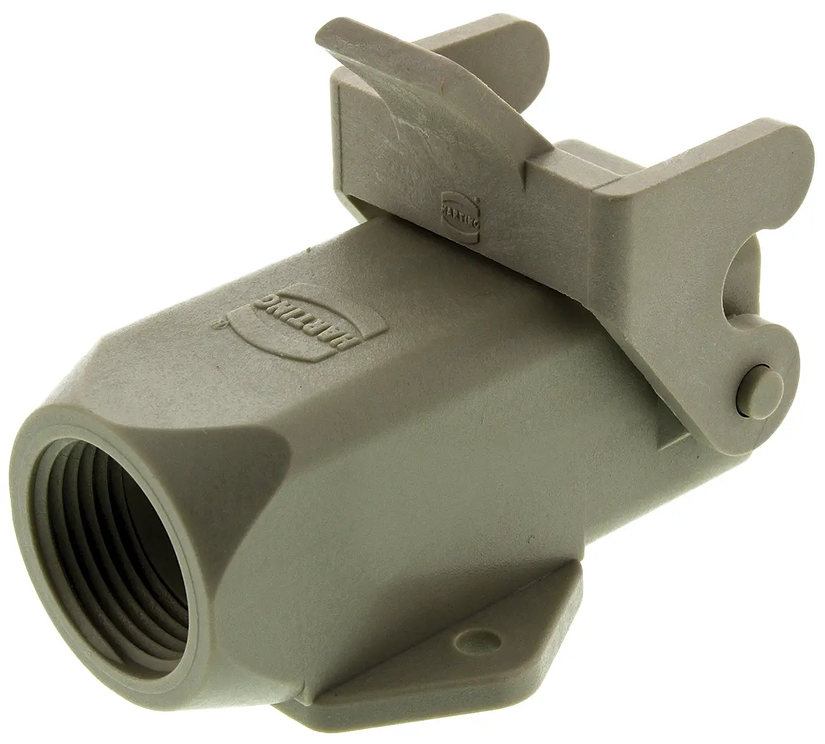 Produktfoto 1 von HARTING Han A Gehäuse für robusten Stromversorgungsstecker 1 Hebel 1, Oberfläche 3A Steckverbindergehäuse, IP40, IP44