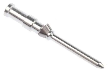 Produktfoto 1 von HARTING Han D Kontakt für robusten Stromversorgungsstecker Stecker 10A Crimpkontakt 0.5 mm² 0.5 mm²