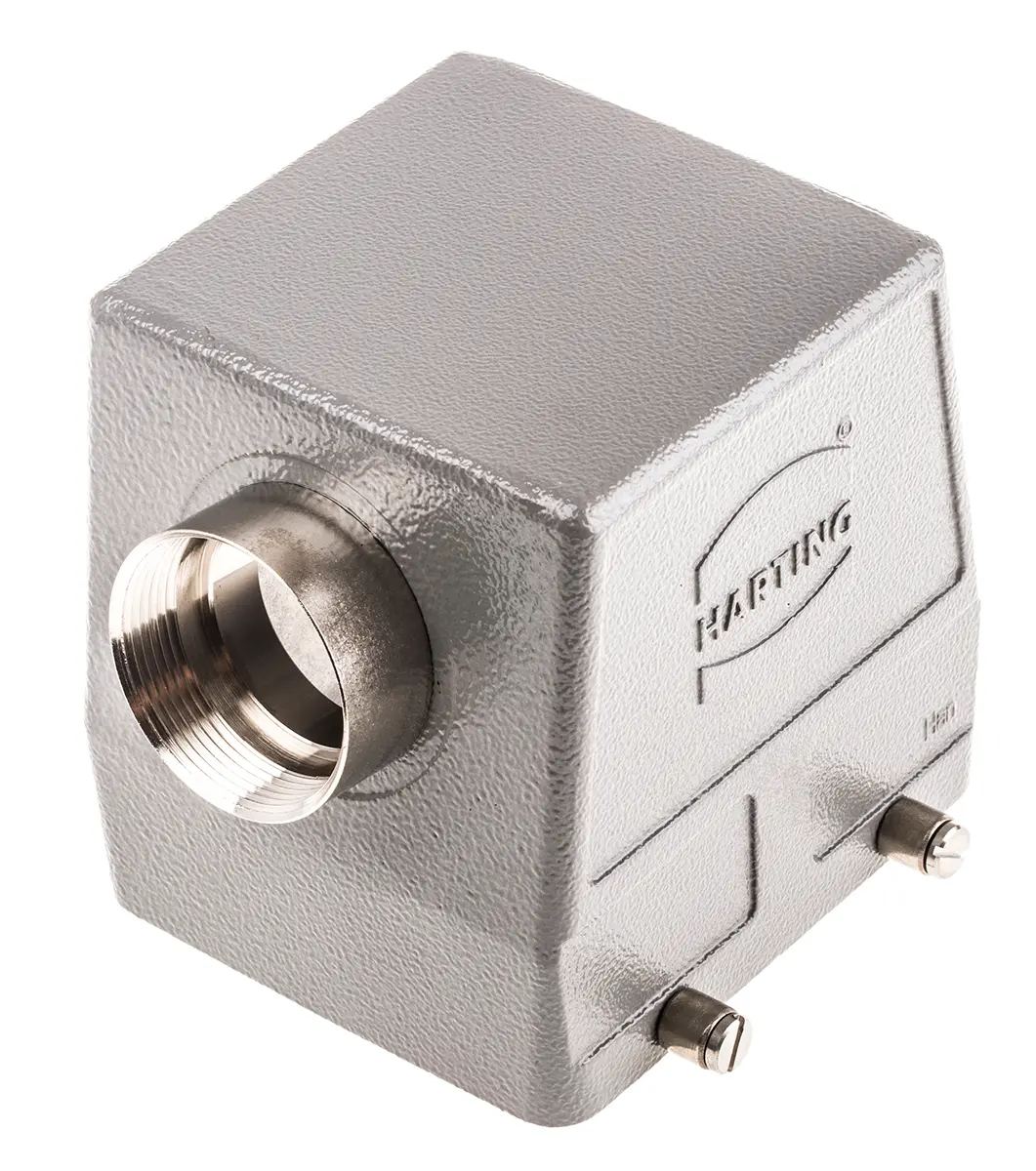 Produktfoto 1 von HARTING Han B Kappe für robusten Stromversorgungsstecker 2 Hebel 2, Anschlusshaube 32B Steckverbinderkappe, IP65