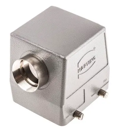 Produktfoto 1 von HARTING Han B Kappe für robusten Stromversorgungsstecker 2 Hebel 2, Anschlusshaube 32B Steckverbinderkappe, IP65