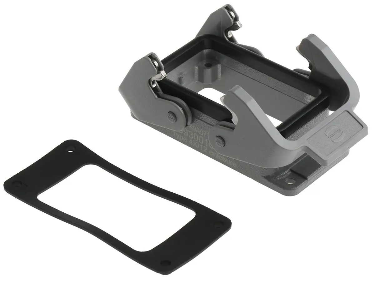 Produktfoto 1 von HARTING Han B Gehäuse für robusten Stromversorgungsstecker 2 Hebel 2 10B Steckverbindergehäuse, IP40