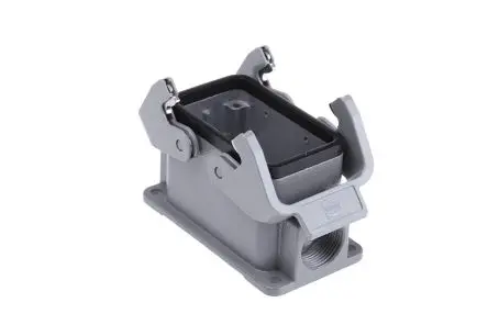 Produktfoto 1 von HARTING Han B Kappe für robusten Stromversorgungsstecker 2 Hebel 2, Oberfläche 10B Steckverbinderkappe, IP65