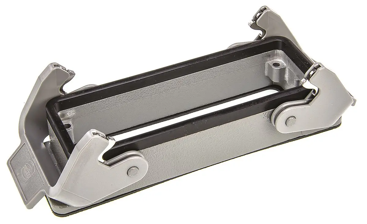 Produktfoto 1 von HARTING Han B Gehäuse für robusten Stromversorgungsstecker Doppelter Hebel 2, Schott 24B Steckverbindergehäuse, IP65