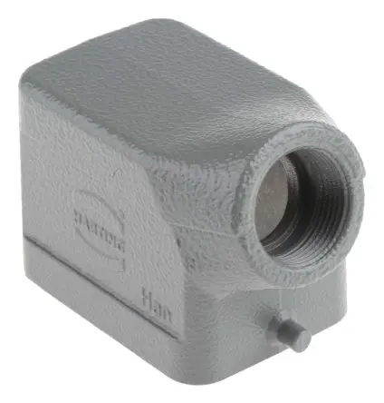 Produktfoto 1 von HARTING Han B Kappe für robusten Stromversorgungsstecker 1 Hebel 1, Anschlusshaube 6B Steckverbinderkappe, IP65