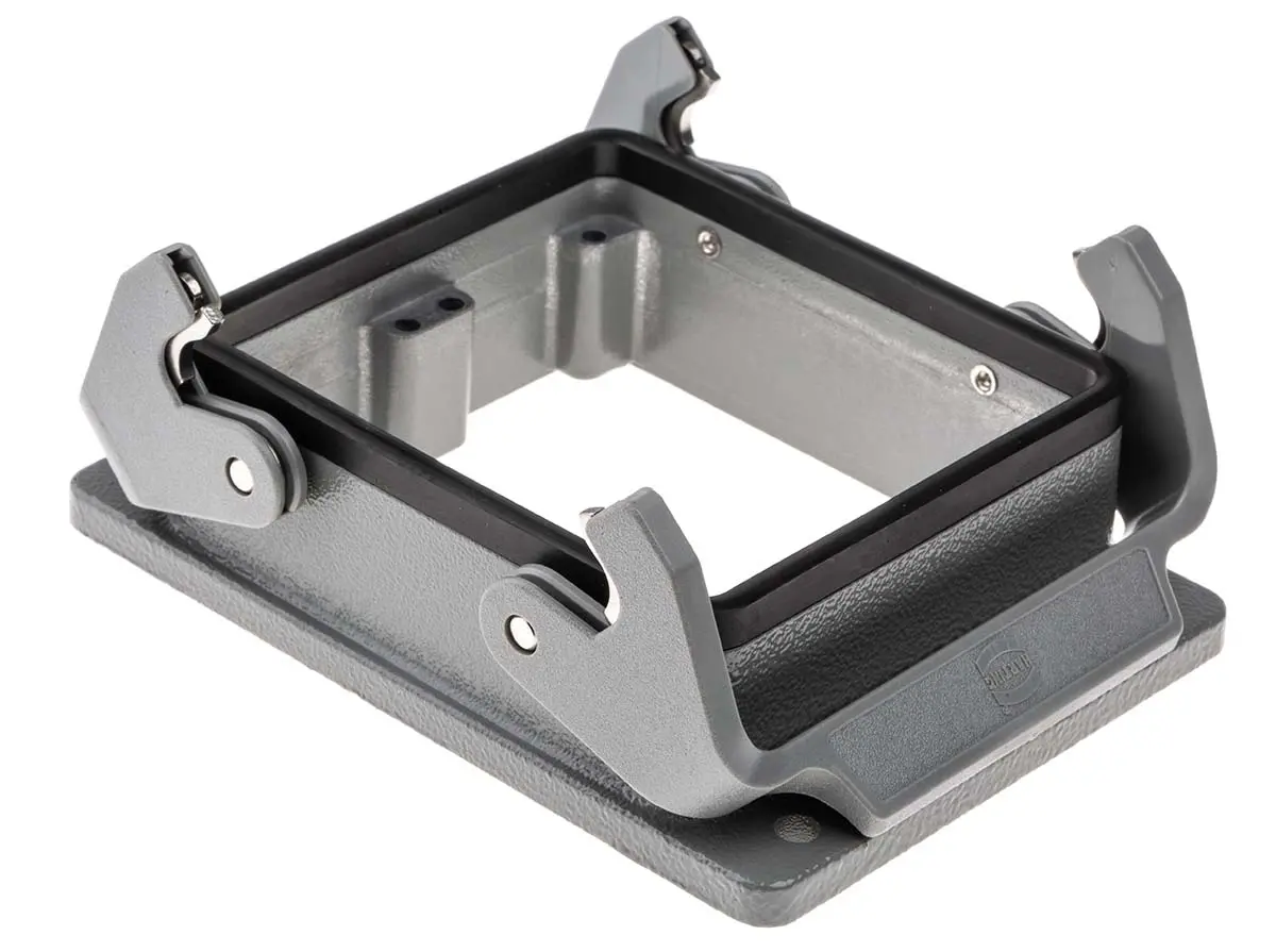 Produktfoto 1 von HARTING Han B Gehäuse für robusten Stromversorgungsstecker 2 Hebel 2 32B Steckverbindergehäuse, IP65