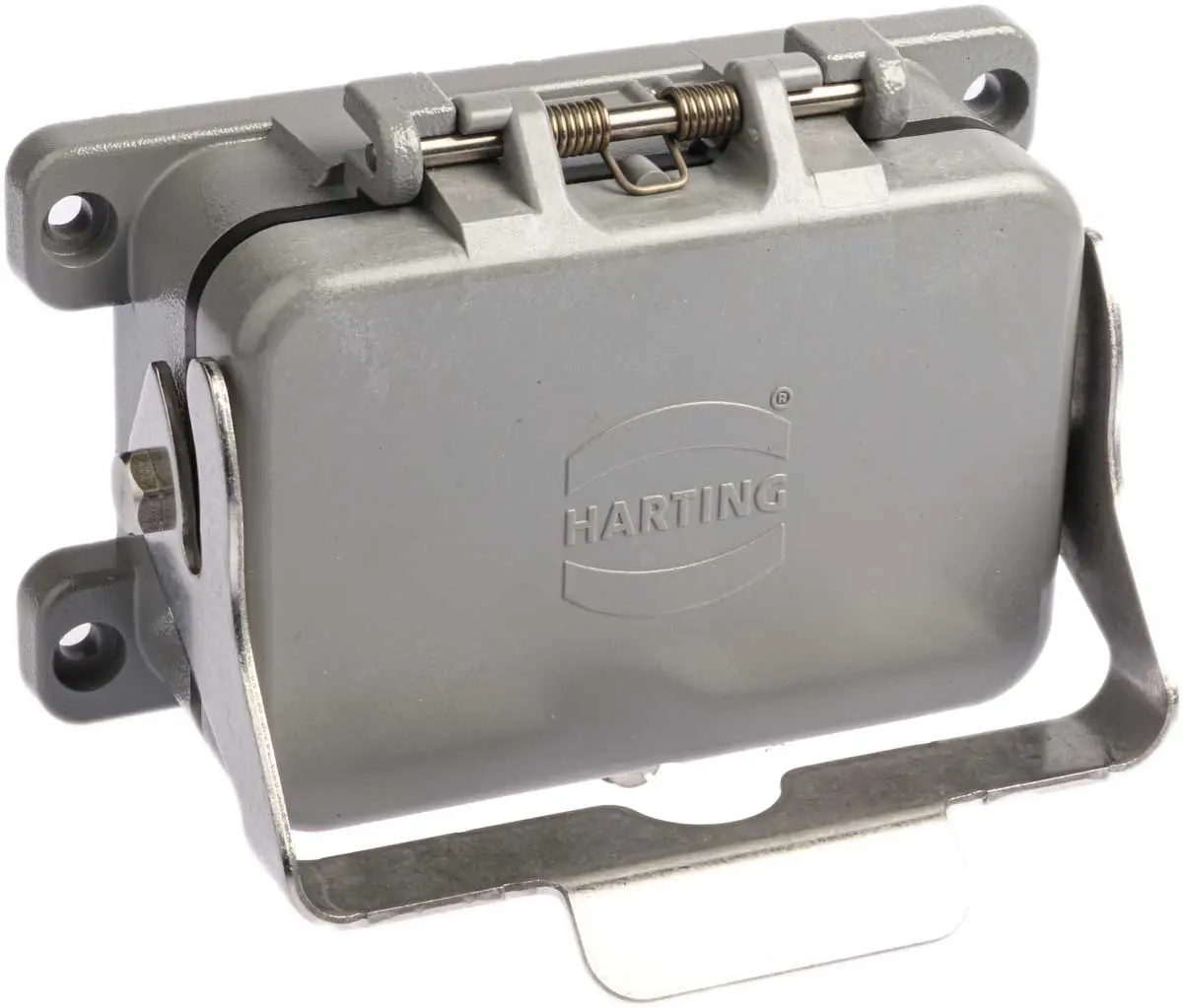 Produktfoto 1 von HARTING Han B Gehäuse für robusten Stromversorgungsstecker 1 Hebel 1 48B Steckverbindergehäuse, IP65