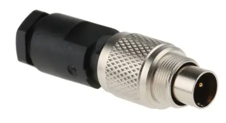 Produktfoto 1 von binder 712 11.5 mm M9 Rundsteckverbinder Stecker 3-polig Stecker 4A Kabel IP67