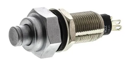 Produktfoto 1 von EOZ DJET Druckschalter Tastend Panel Ø 10 mm, SPST / 2.5A 110 V ac, IP67