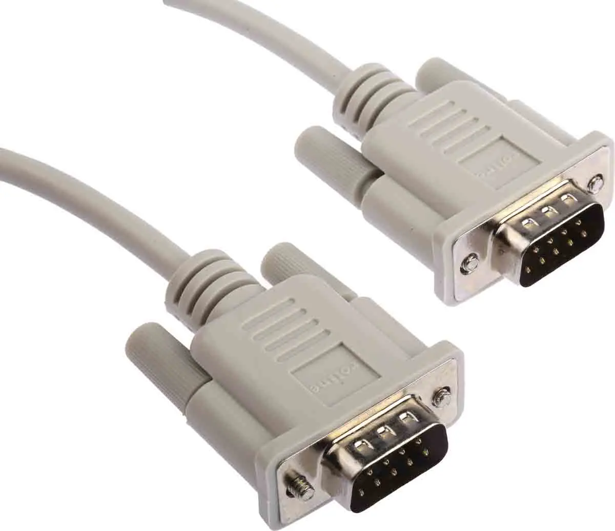 Produktfoto 1 von Roline Serielles Kabel / DB9 Stecker / DB9 Stecker, 1.8 m Polyvinylchlorid, Grau, No
