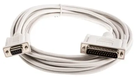 Produktfoto 1 von Roline Serielles Kabel / D-Sub, 25-polig, D-Sub, 9-polig Buchse / DB25-Stecker Stecker, 6 m Polyvinylchlorid, Grau, No