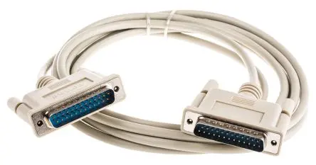 Produktfoto 1 von Roline SUB-D Serielles Kabel / D-Sub, 25-polig Stecker / DB25-Stecker Stecker, 3 m Polyvinylchlorid, Grau, UL