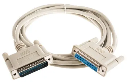 Produktfoto 1 von Roline SUB-D Serielles Kabel / D-Sub, 25-polig Stecker / DB25-Stecker Buchse, 4.5 m Polyvinylchlorid, Grau, UL
