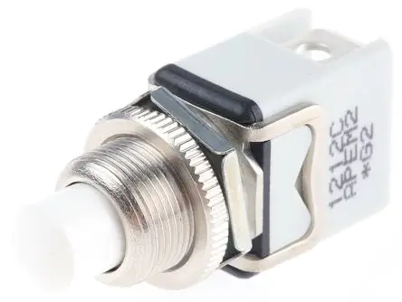 Produktfoto 1 von APEM 1200 Druckschalter Tastend Panel Ø 12.2 mm, SPST / 2A