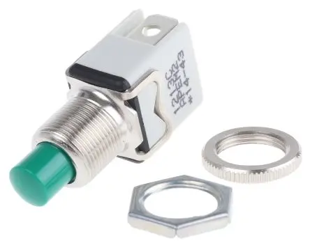 Produktfoto 1 von APEM 1200 Druckschalter Tastend Panel Ø 12.2 mm, SPST / 2A