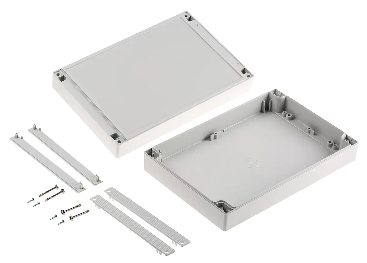 Produktfoto 1 von OKW Robust-Box; Gehäuse; ABS; Grau IP66 Breite 160 mm Höhe 60 mm Länge 240 mm