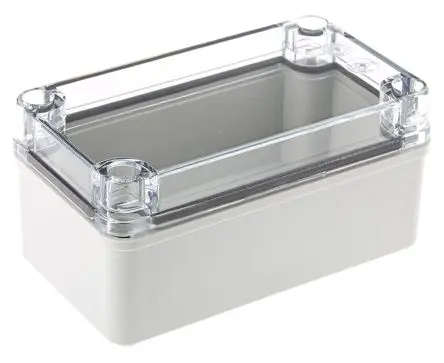 Fibox Piccolo; Gehäuse; Polycarbonat; Grau; IK08 IP66, IP67 Breite 80 mm Höhe 65 mm Länge 140 mm